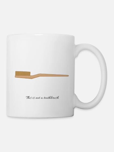 This is not a toothbrush - Mug - white