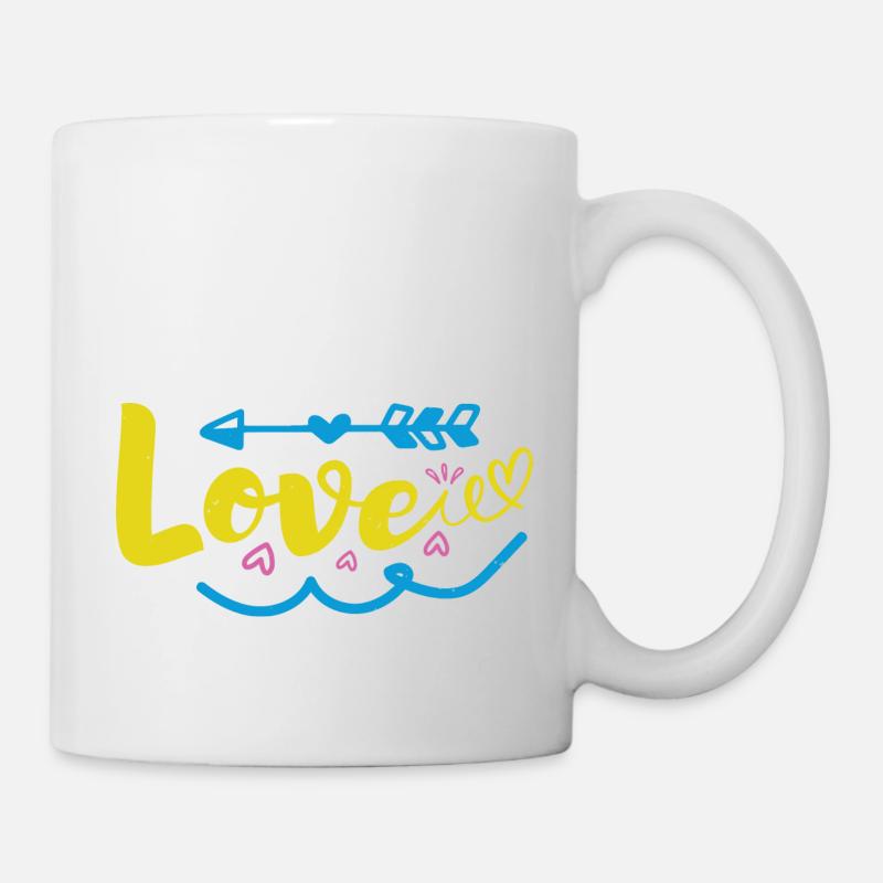 LOVE Funny, - Mug - white