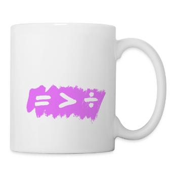 Des symboles forts ensemble - Mug blanc - blanc - Droite