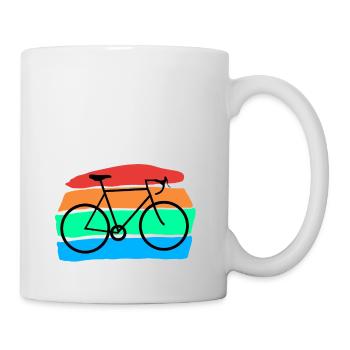 Bicyclette - Mug blanc - blanc - Droite