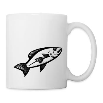 Angler Fishing Fishing Fishing Fishing hooks - Mug - white - Right