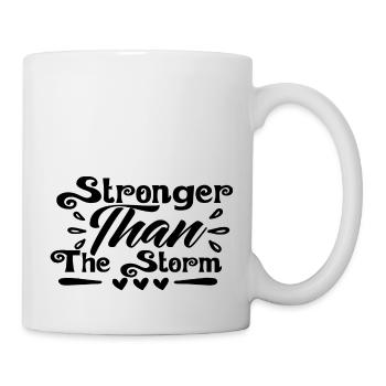 Stronger Than The Storm - Mug - white - Right