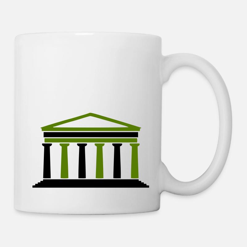 Bâtiment d’Athènes - Mug blanc - blanc