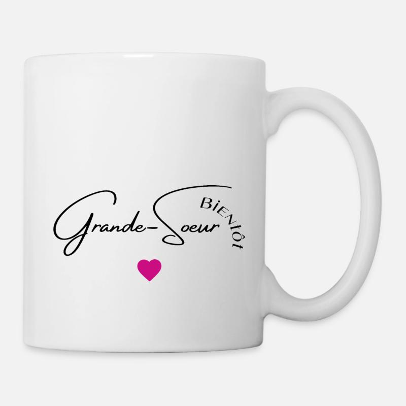 Bientôt grande sœur - Mug blanc - blanc