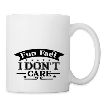 Fun Fact I Don ́t Care - Mug - white - Right