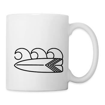 Surfboard - Mug - white - Right