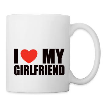 I love my girlfriend - Mug - white - Right