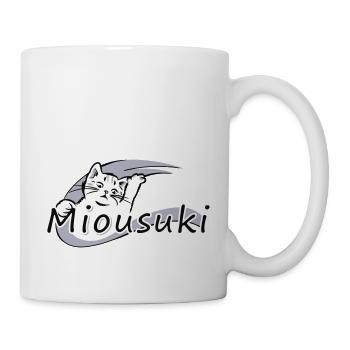 Miousuki monochrome - Mug blanc - blanc - Droite