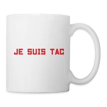 Je Suis TAC -TIC et TAC- TIC TAC Duo Drôle Cadeau - Mug blanc - blanc - Droite