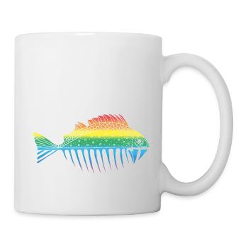 Poisson - Mug blanc - blanc - Droite