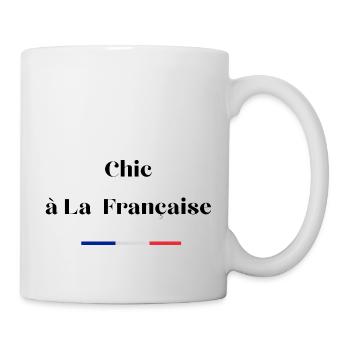 Chic à la française - Mug blanc - blanc - Droite