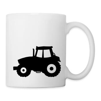 tracteur - Mug blanc - blanc - Droite
