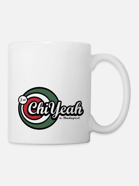 ChiYeah in Budapest - Tasse - Weiß