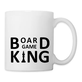 boardgame chess backgammon game night - Tasse - Weiß - Rechts