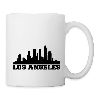 Los Angeles/ Großstadt Design - Tasse - Weiß - Rechts