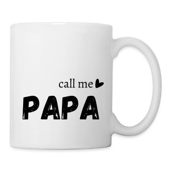 Nenn mich Papa - Tasse - Weiß - Rechts