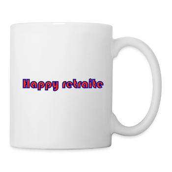 RETRAITE. RETRAITE. RETRAITEE. SENIOR. MAMIE. PAPY - Mug blanc - blanc - Droite