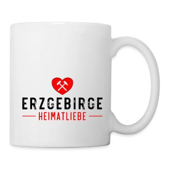 Erzgebirge Heimatliebe - Tasse - Weiß - Rechts