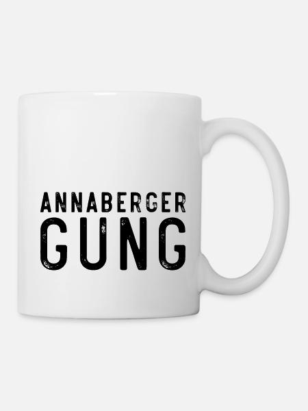 Annaberger Gung - Tasse - Weiß