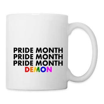 pride month demon - Tasse - Weiß - Rechts