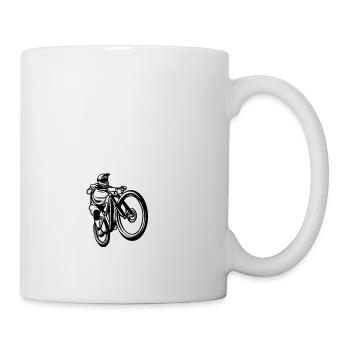 MTB Mountainbike Biker - Mug - white - Right