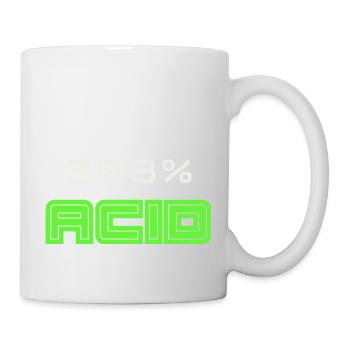 303 Acid Grün 2 2 - Tasse - Weiß - Rechts