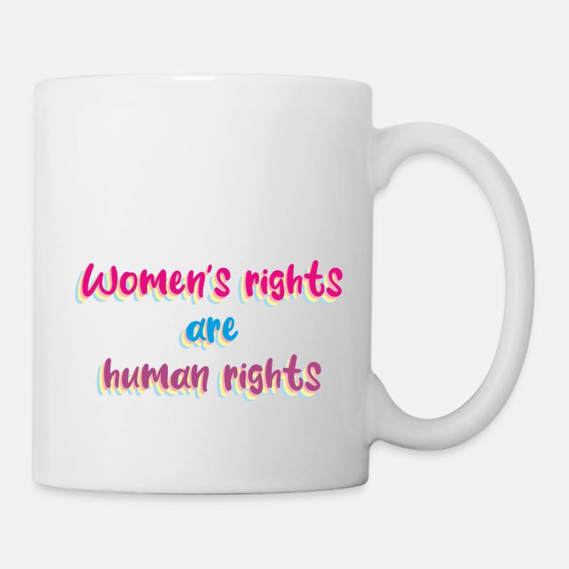 Droits des femmes - Mug blanc - blanc