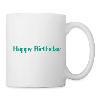 ALLES GUTE ZUM GEBURTSTAG. ALLES GUTE ZUM GEBURTSTAG. JAHRESTAG. - Tasse - Weiß - Rechts