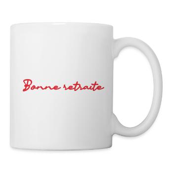RETRAITE. RETRAITE. RETRAITEE. RETRAITE - Mug blanc - blanc - Droite
