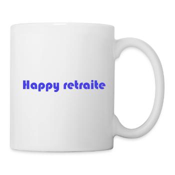 RETRAITE. RETRAITE. RETRAITEE. RETRAITE - Mug blanc - blanc - Droite