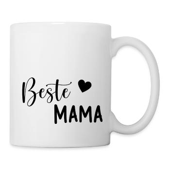 Beste Mama Geschenkidee - Tasse - Weiß - Rechts