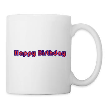 ALLES GUTE ZUM GEBURTSTAG. ALLES GUTE ZUM GEBURTSTAG. JAHRESTAG. - Tasse - Weiß - Rechts