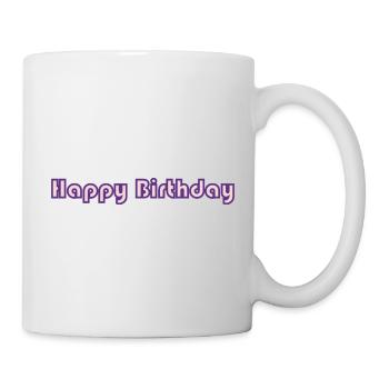 ALLES GUTE ZUM GEBURTSTAG. ALLES GUTE ZUM GEBURTSTAG. JAHRESTAG. - Tasse - Weiß - Rechts
