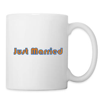 JUST MARRIED. bachelorette party. SAINT VALENTINE. COUPLE - Mug - white - Right