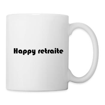 RETRAITE. RETRAITE. RETRAITEE. RETRAITE - Mug blanc - blanc - Droite