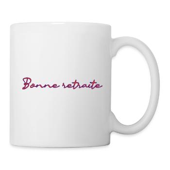 RETRAITE. RETRAITE. RETRAITEE. RETRAITE - Mug blanc - blanc - Droite