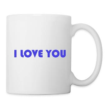 I LOVE YOU. SAINT VALENTINE. bachelorette party. I LOVE YOU. I LOVE - Mug - white - Right