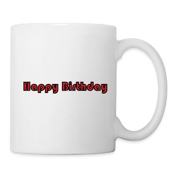 ALLES GUTE ZUM GEBURTSTAG. ALLES GUTE ZUM GEBURTSTAG. JAHRESTAG. - Tasse - Weiß - Rechts