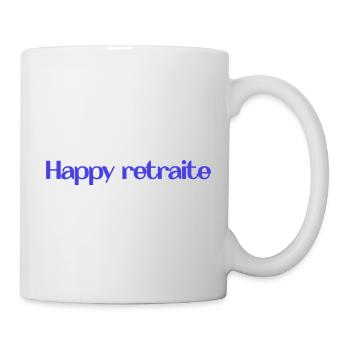 RETIREMENT. HAPPY RETIREMENT. HAPPY RETREAT - Mug - white - Right