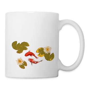 Meerestiere - Tasse - Weiß - Rechts