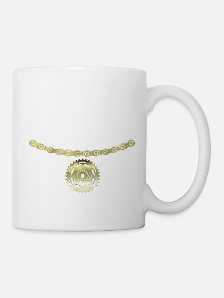 Fahrrad - Tasse - Weiß