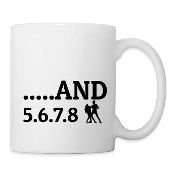 Dancing Dance Music - Tasse - Weiß - Rechts