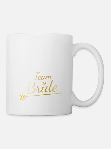 Team Bride Golden - Tasse - Weiß