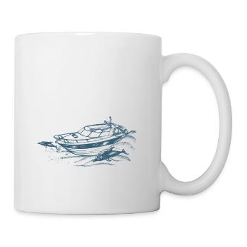 Motorboat - Mug - white - Right