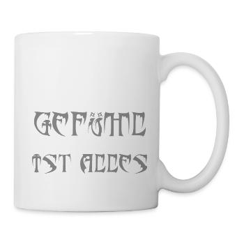 Gefühl ist alles - Tasse - Weiß - Rechts