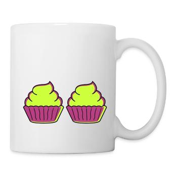 Cupcake 2 - Mug blanc - blanc - Droite