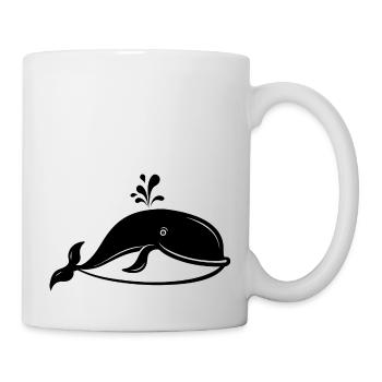 Whale Sea Fish - Mug - white - Right