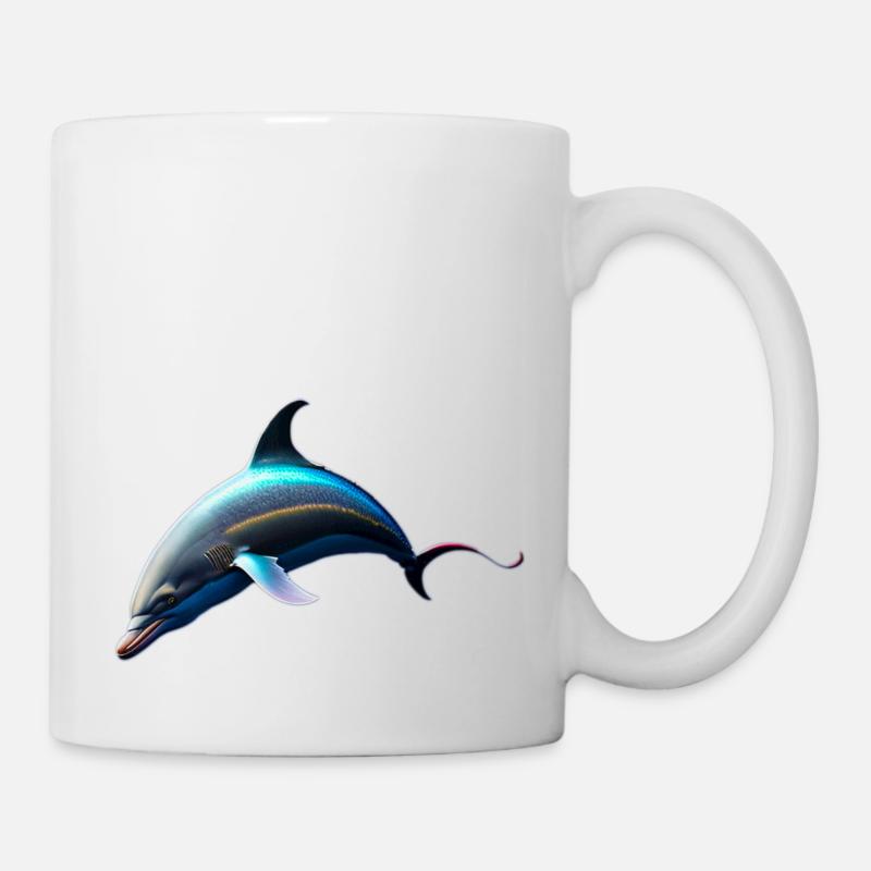 Dauphin - Mug blanc - blanc
