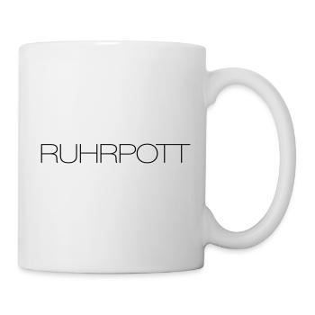 Ruhrpott Schriftzug - Tasse - Weiß - Rechts