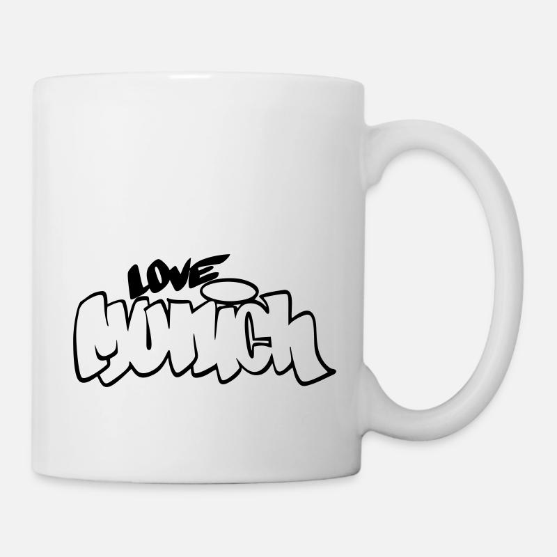 ❤️Love Munich Graffiti Style - Tasse - Weiß